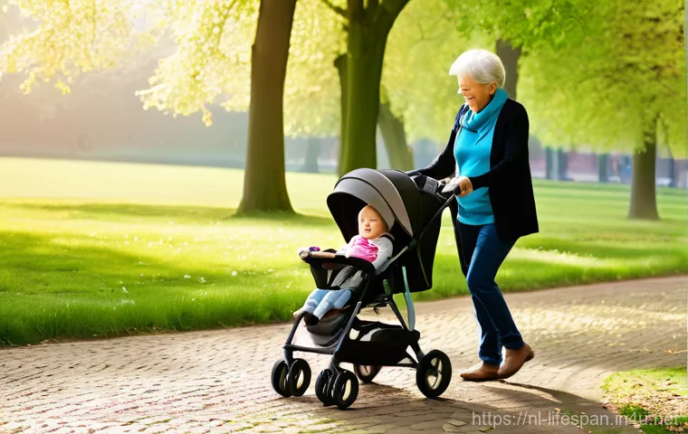 평균수명과 자녀수 - **Prompt 1: Intergenerational Vitality in a Dutch Park**
    "A vibrant, active Dutch grandmother in...