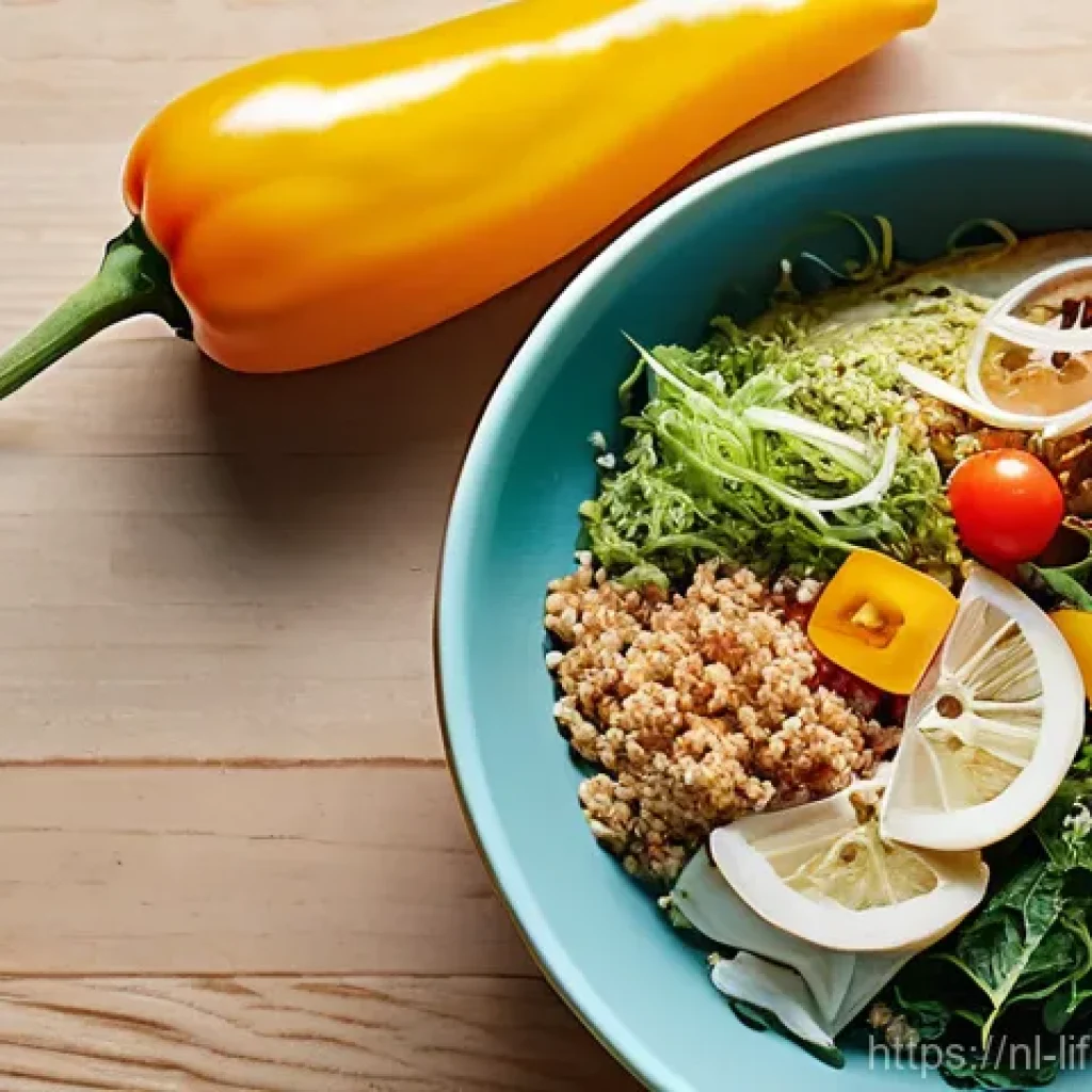 면역력과 평균수명 - **Vibrant Healthy Eating for Gut Health**
    "A bright, inviting close-up of a diverse and colorful...