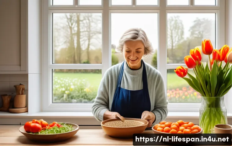 균형 잡힌 식단과 평균수명 관련 이미지 1